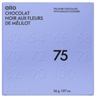 Allo Simonne - Tablette Noir 75% aux fleurs de mélilot