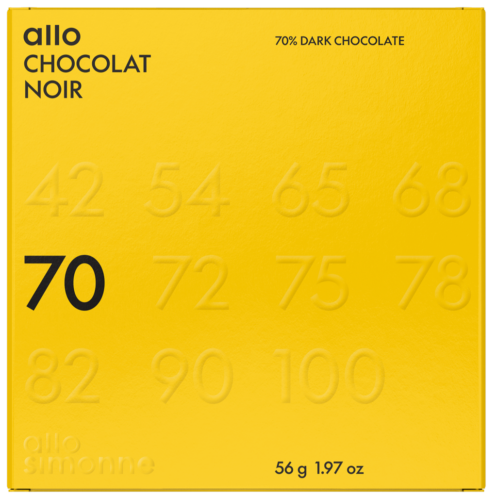 Allo Simonne - Tablette Noir 70% Philippines