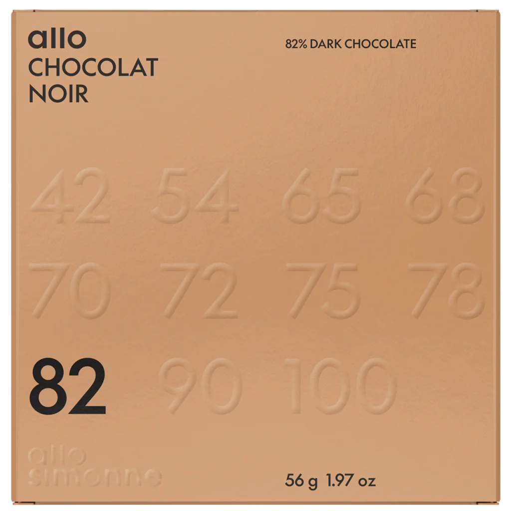 Allo Simonne - Tablette Noir 82% Colombie