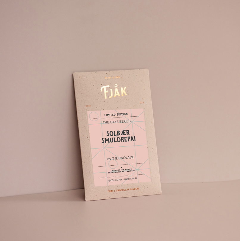 Fjak -  Chocolat Blanc au « Crumble » de Cassis