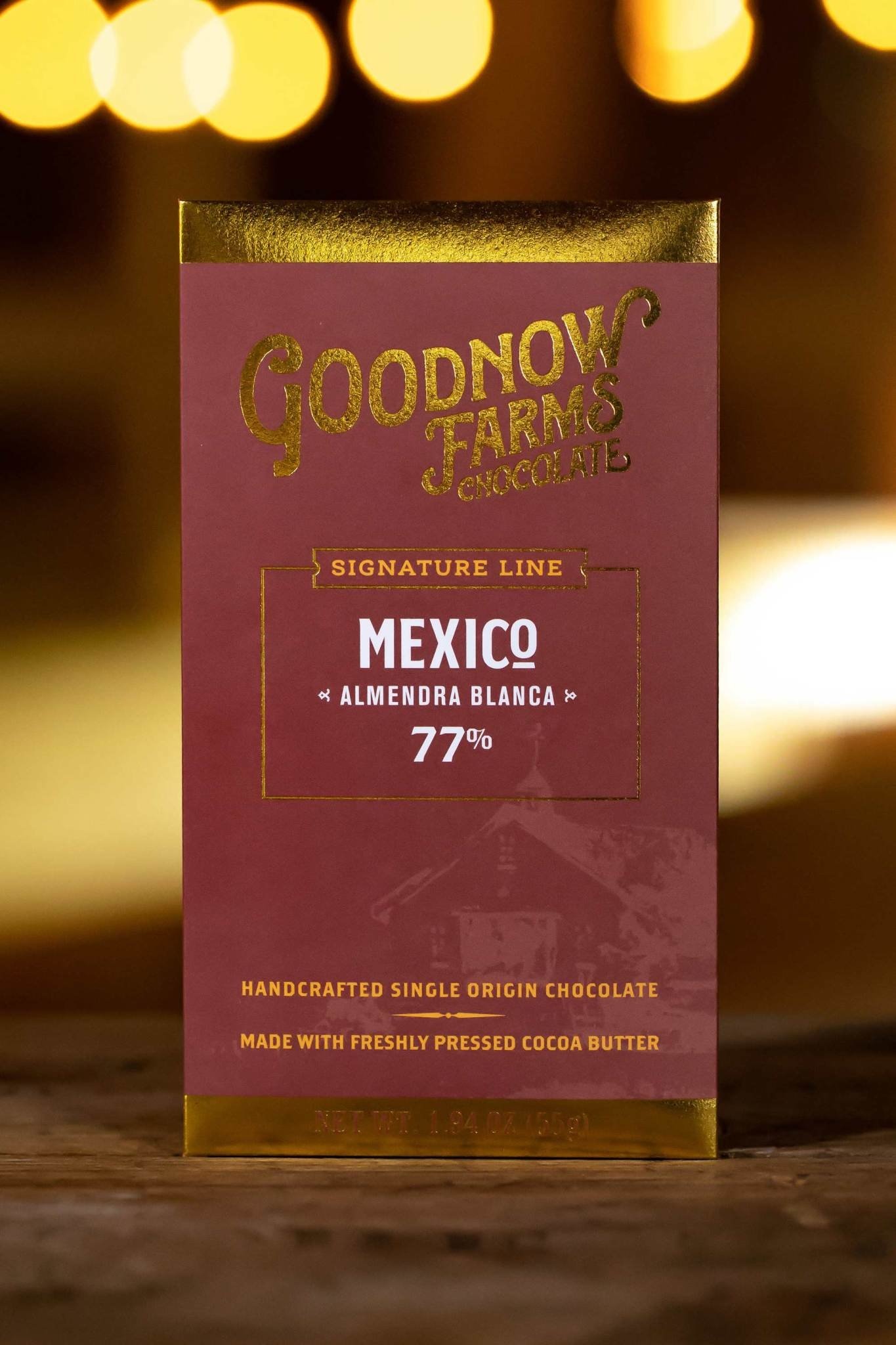 Goodnow Farms Almendra Blanca Noir 77%  Mexique