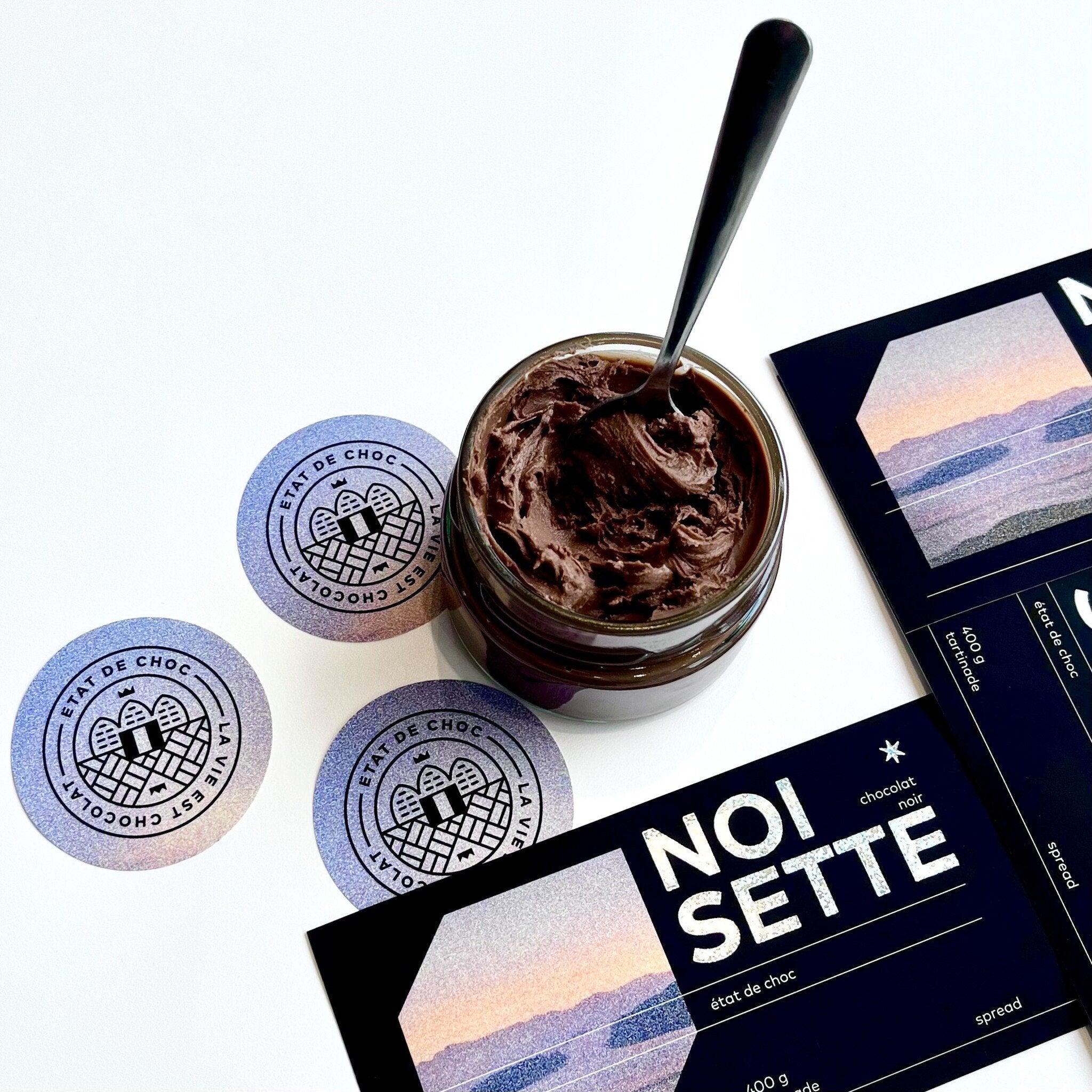 Tartinade Superstar - NOISETTE chocolat noir 400g