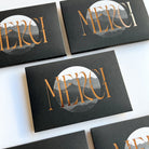 MERCI - Carte chocolatée  Noir / Dark 70%