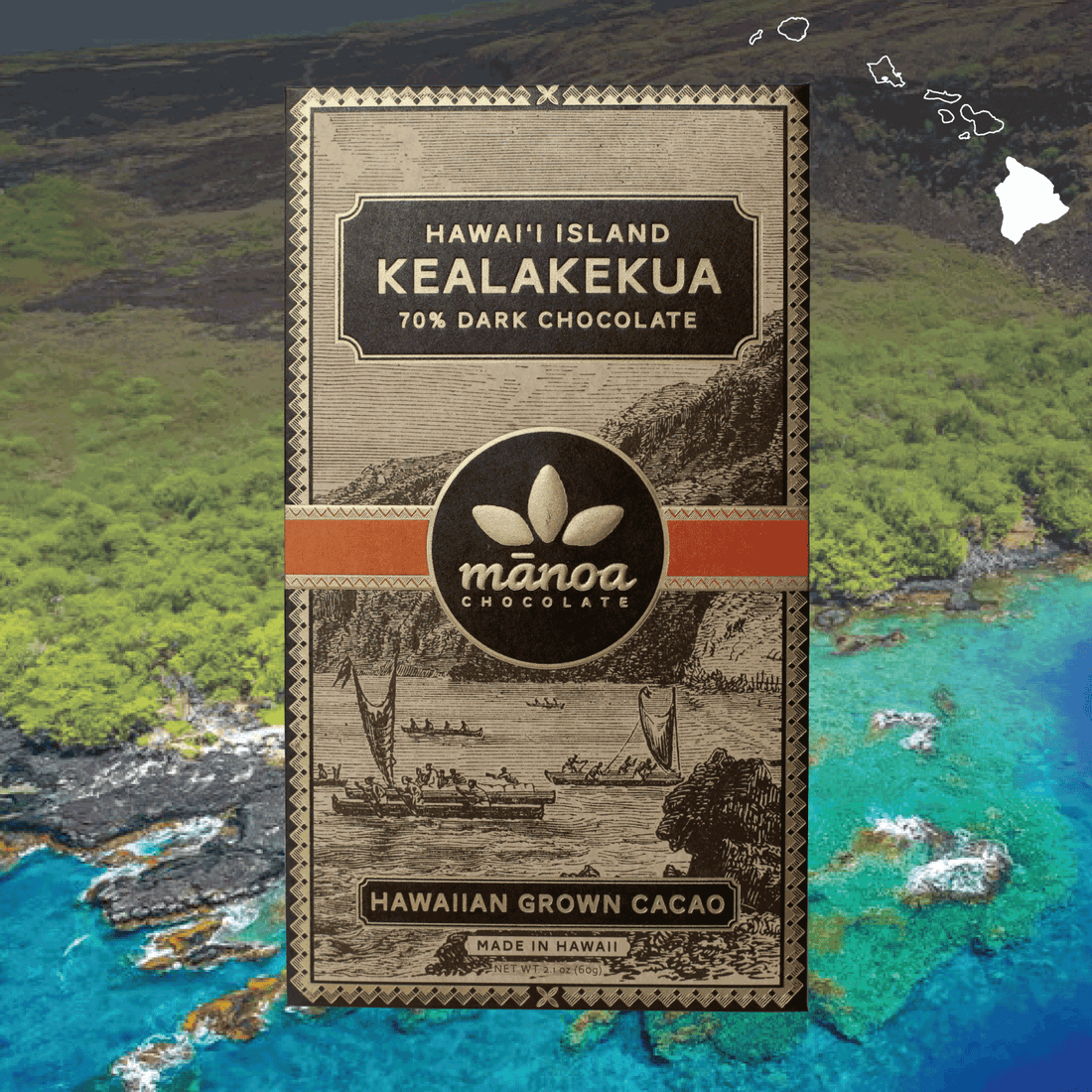 Manoa - Kealakekua Noir 70%