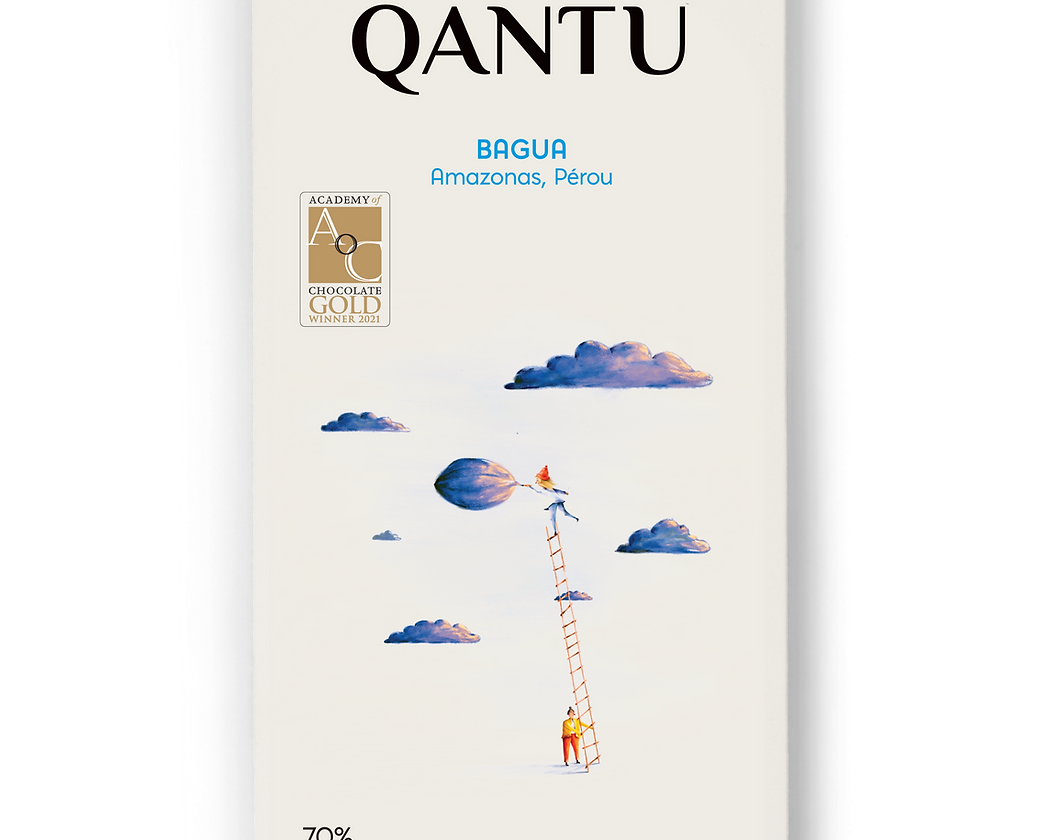 Qantu - Bagua Noir 70%  Pérou